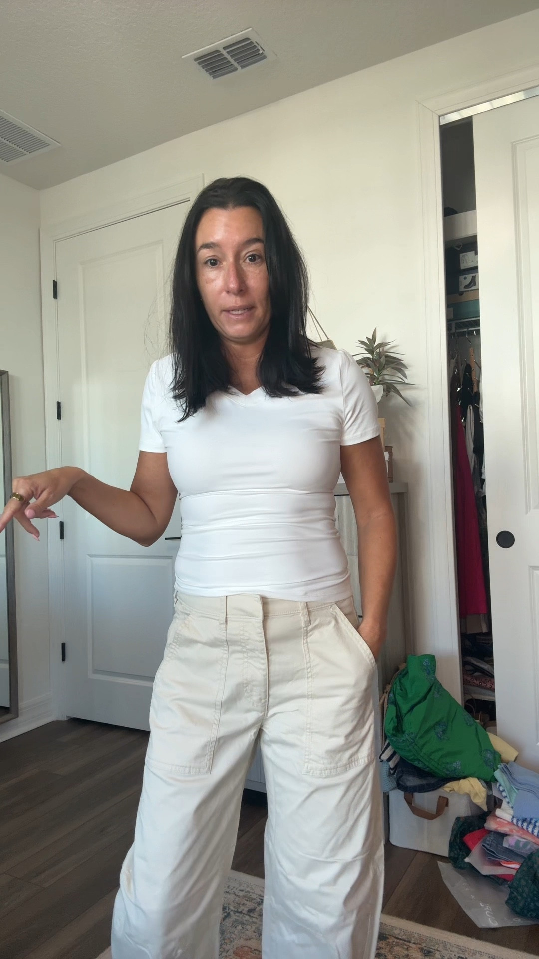 Gap, Gap Factory, barrel pant, petite, camo, 

#LTKPetite #LTKOver40