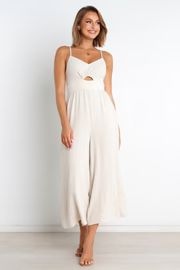 Bennett Jumpsuit - Beige | Petal & Pup (US)