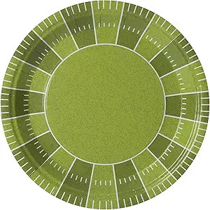 Football Themed 7" Disposable Round Paper Plates (50 Pack) Party Supplies Ideal for Game Day Tail... | Amazon (US)