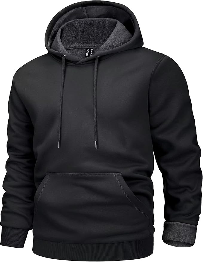 MAGCOMSEN Men's Active Hoodies Fleece Lined Sweatshirts Casual Athletic Workout Pullover With Kan... | Amazon (US)