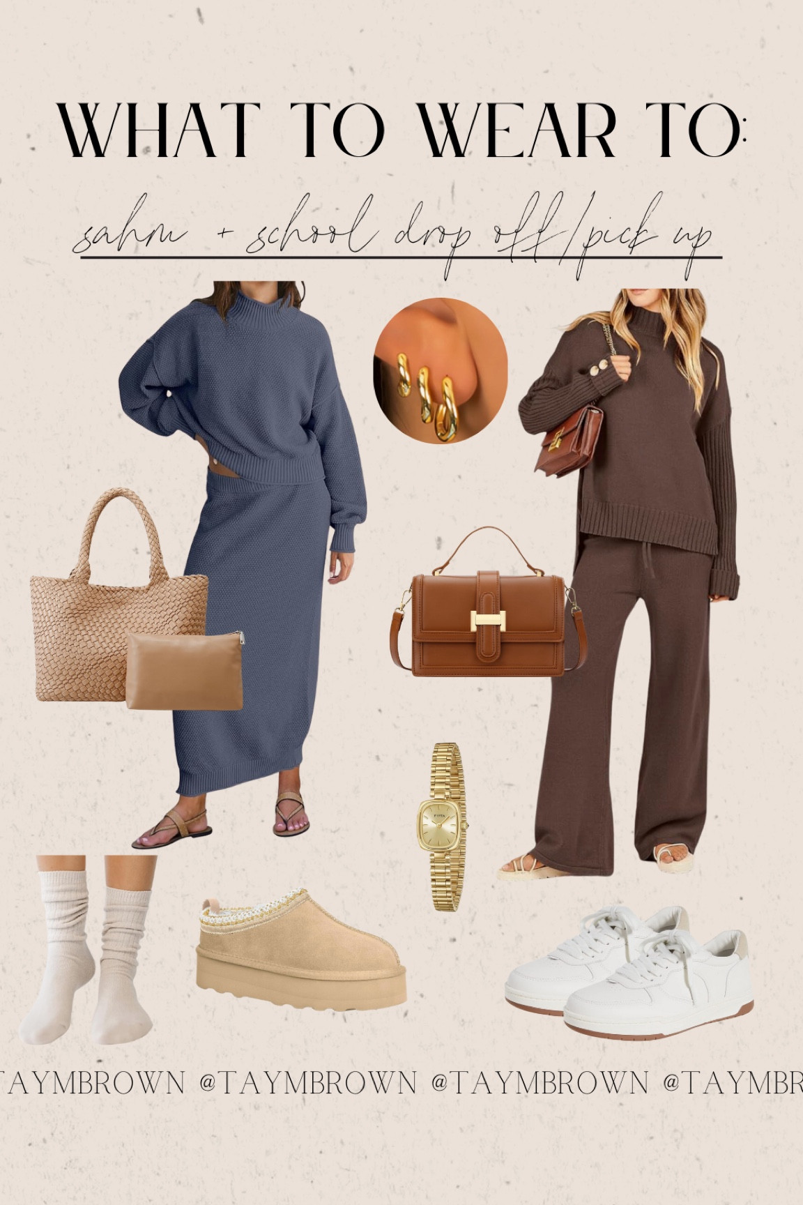 Amazon edition 🤎
SAHM outfit / school drop off / school pick up outfits / stay at home mom outfit 

#LTKStyleTip #LTKFindsUnder50 #LTKTravel