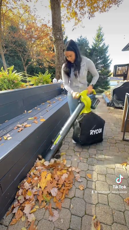 The best way to clean up Fall leaves 🙌🏼 Ryobi for the win! 

#LTKSeasonal #LTKunder50 #LTKhome