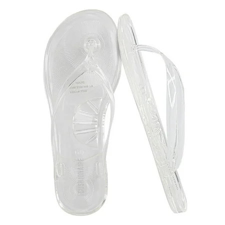 Cushionaire Splash Jelly Flip Flops for Women With Flexible Sole, Soft Footbed Summer Sandals for Women | Walmart (US)