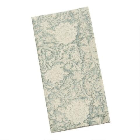 Sage Floral Print Napkins Set of 4 | World Market
