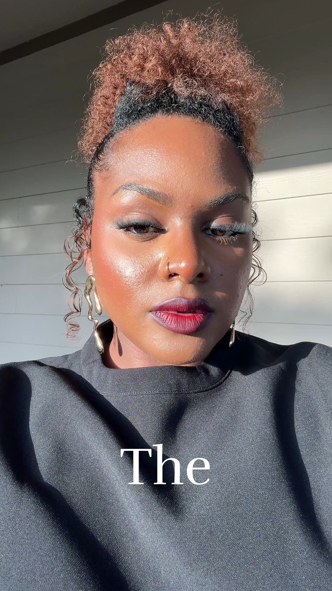 My flushed makeup look ! 