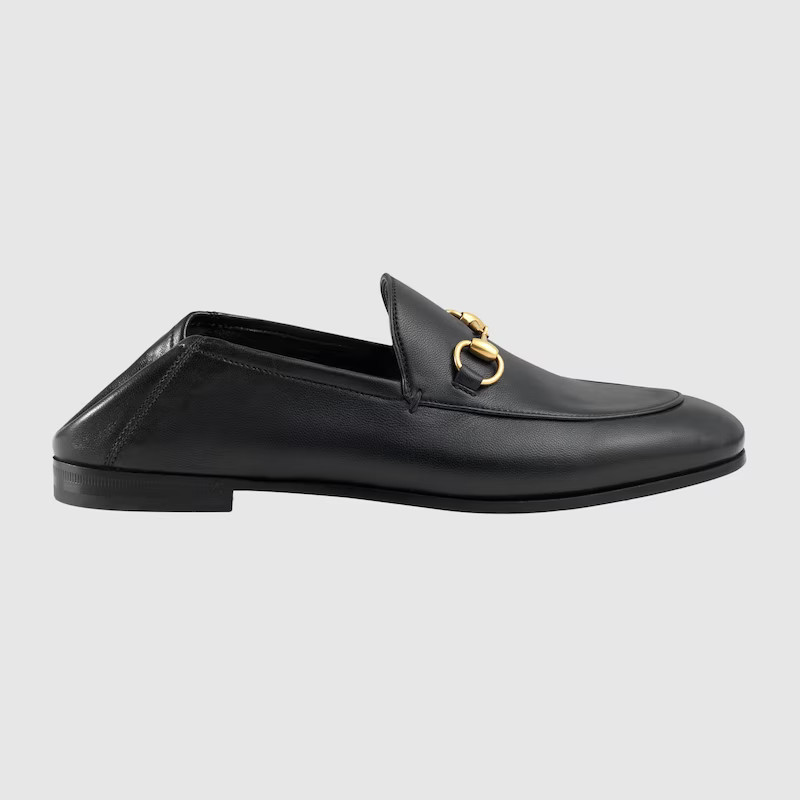 GUCCI Women's Loafer With Horsebit, Black, Leather | Gucci (US)