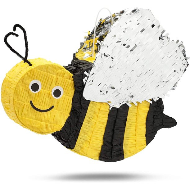 Bumble Bee Pinata for Baby Shower, Gender Reveal, Kids Honey Bee Birthday Party Supplies, Small 1... | Walmart (US)