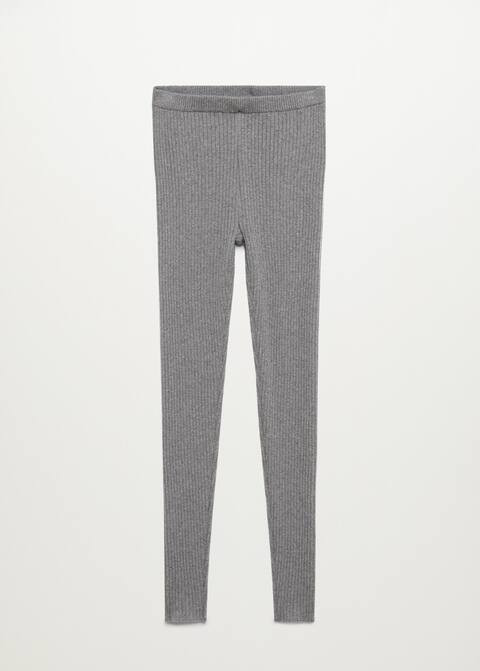 Gerippte Hose aus Kaschmir | MANGO (DE)
