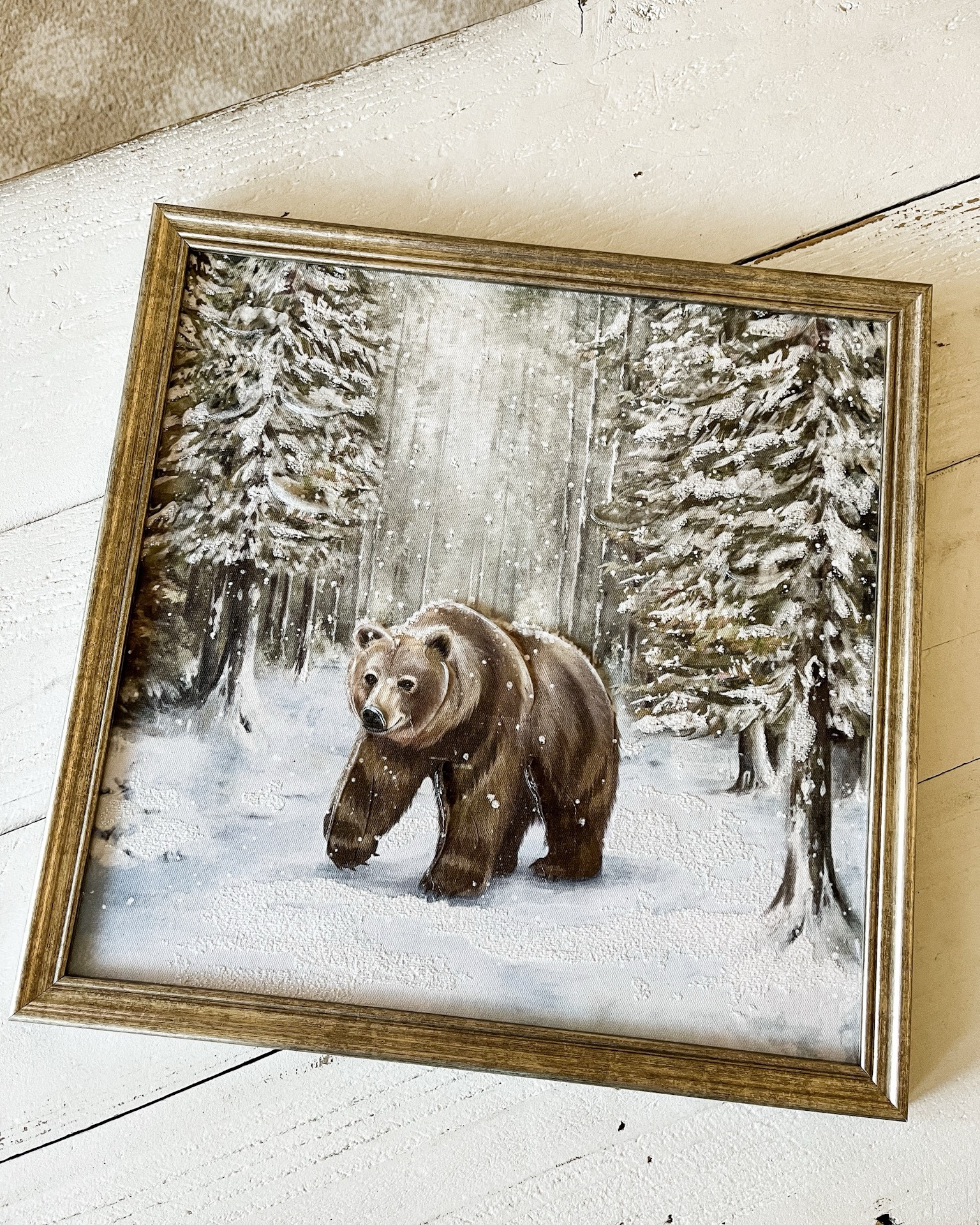 Adorable winter bear canvas for my bear loving boy!  This 12x12 bear  canvas is so sweet and will be hung up where my boys can enjoy it. Such a great price too at under $10!
Follow @lifeinmyarizonahome for more holiday ideas and inspiration. 

#holidaydecor #winterdecor #framedcanvas #homedecor #bearcanvas 

#LTKHoliday #LTKSeasonal #LTKHome