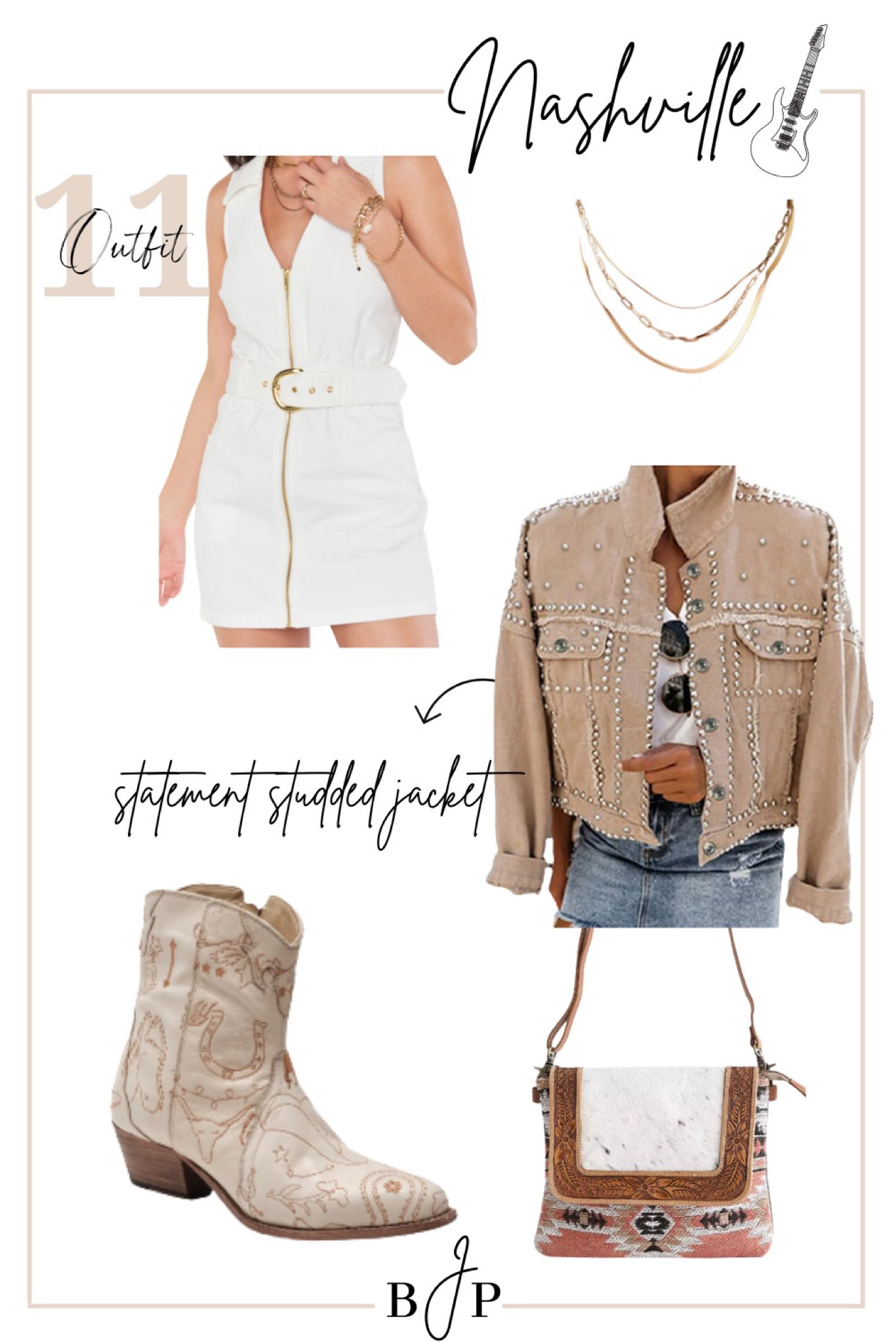 You’re ready to hit the honky tonks in this adorable Nashville outfit! 

#LTKstyletip #LTKtravel #LTKshoecrush