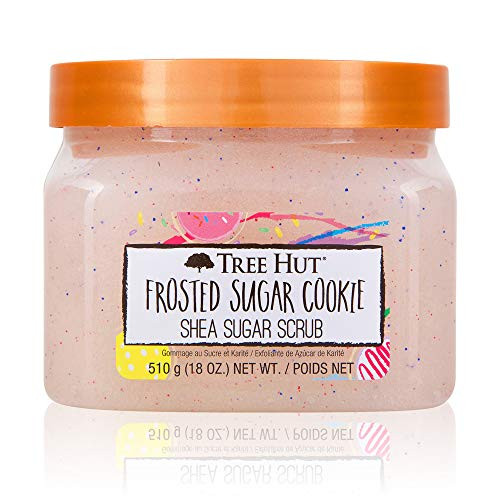 Tree Hut Frosted Sugar Cookie Shea Sugar Scrub | Exfoliating Scrub Removes Dry Skin for a Soft & Natural Glow | Limited Edition | Vegan, Free of Parabens, Formaldehyde Donors, & Sulfates | 18 fl oz. | Amazon (US)