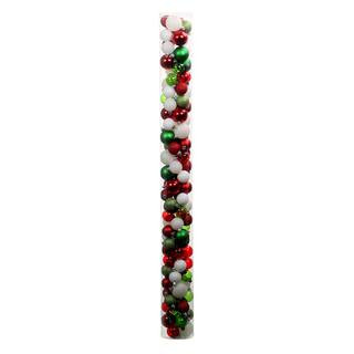100 Pack Red, Green & White Shatterproof Ball Ornaments by Ashland® | Michaels Stores