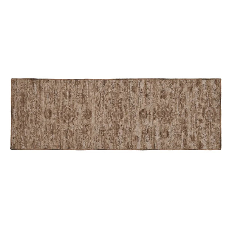 Better Home & Gardens Arty Medallion Runner, 2' x 6', Brown | Walmart (US)