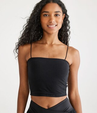 Seriously Soft Cropped Bungee Cami | Aeropostale