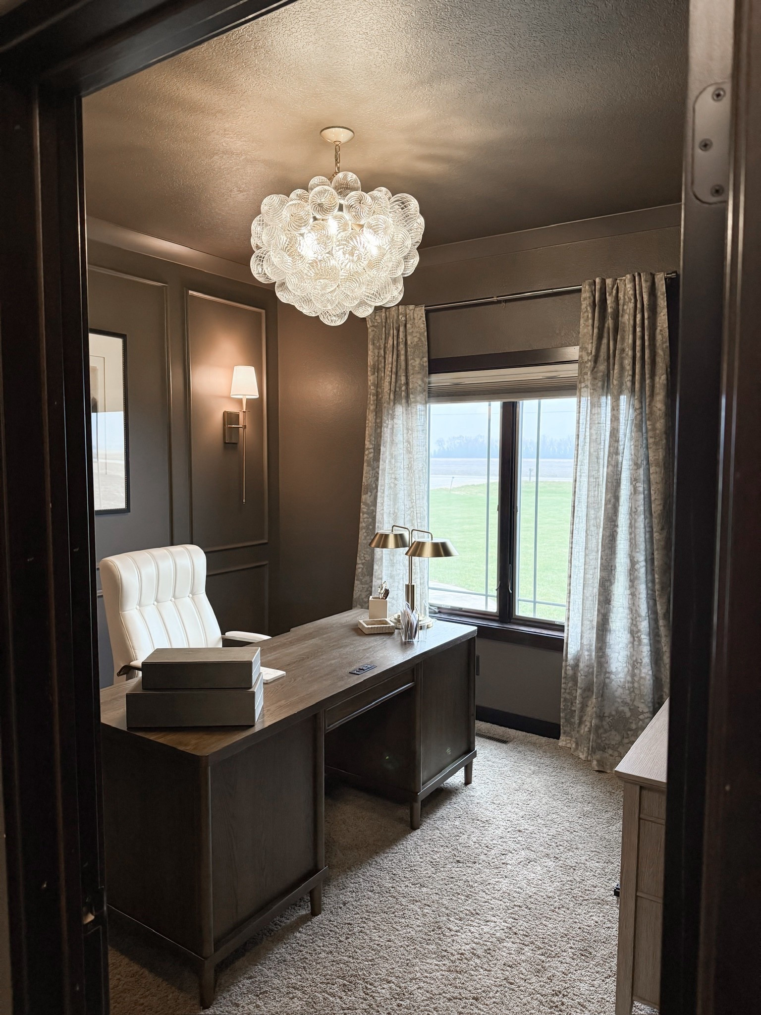 Her home office design 
Color drench office

#LTKHome