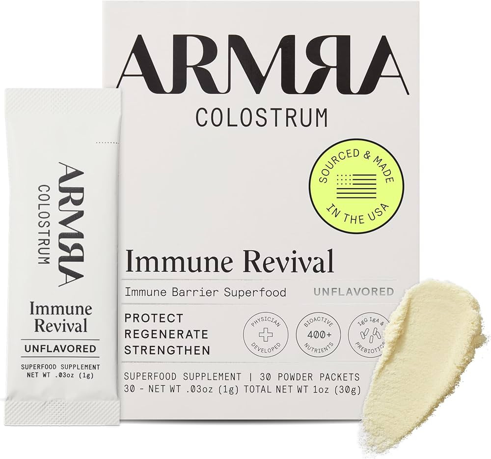 ARMRA Colostrum™ Premium Powder, Grass Fed, Gut Health Bloating Immunity Skin & Hair, Contains ... | Amazon (US)