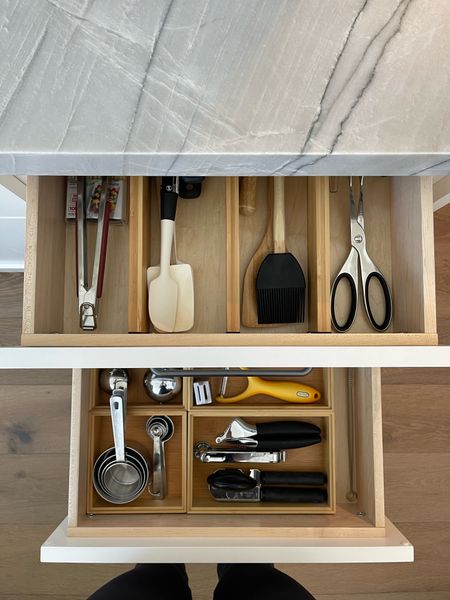 What a game last night!! So excited our 49ers are heading to the Super Bowl!! 👏🏼🍾🎉 Looks like I have one more football game to celebrate and cook for. Never a bad time to tidy a few kitchen drawers or cabinets. These simple spring loaded dividers and bamboo box organizers are great for all those kitchen tools and gadgets! 

#LTKMostLoved #LTKfamily #LTKhome