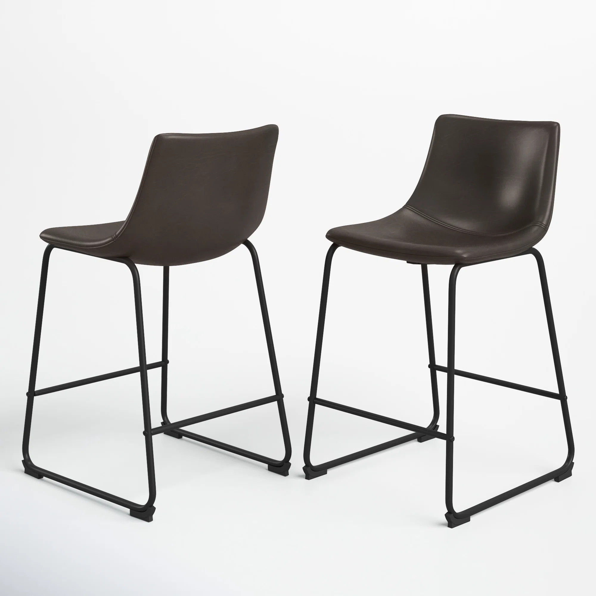 Dorielle Transitional 34" Counter Stool (Set of 2) | Joss & Main