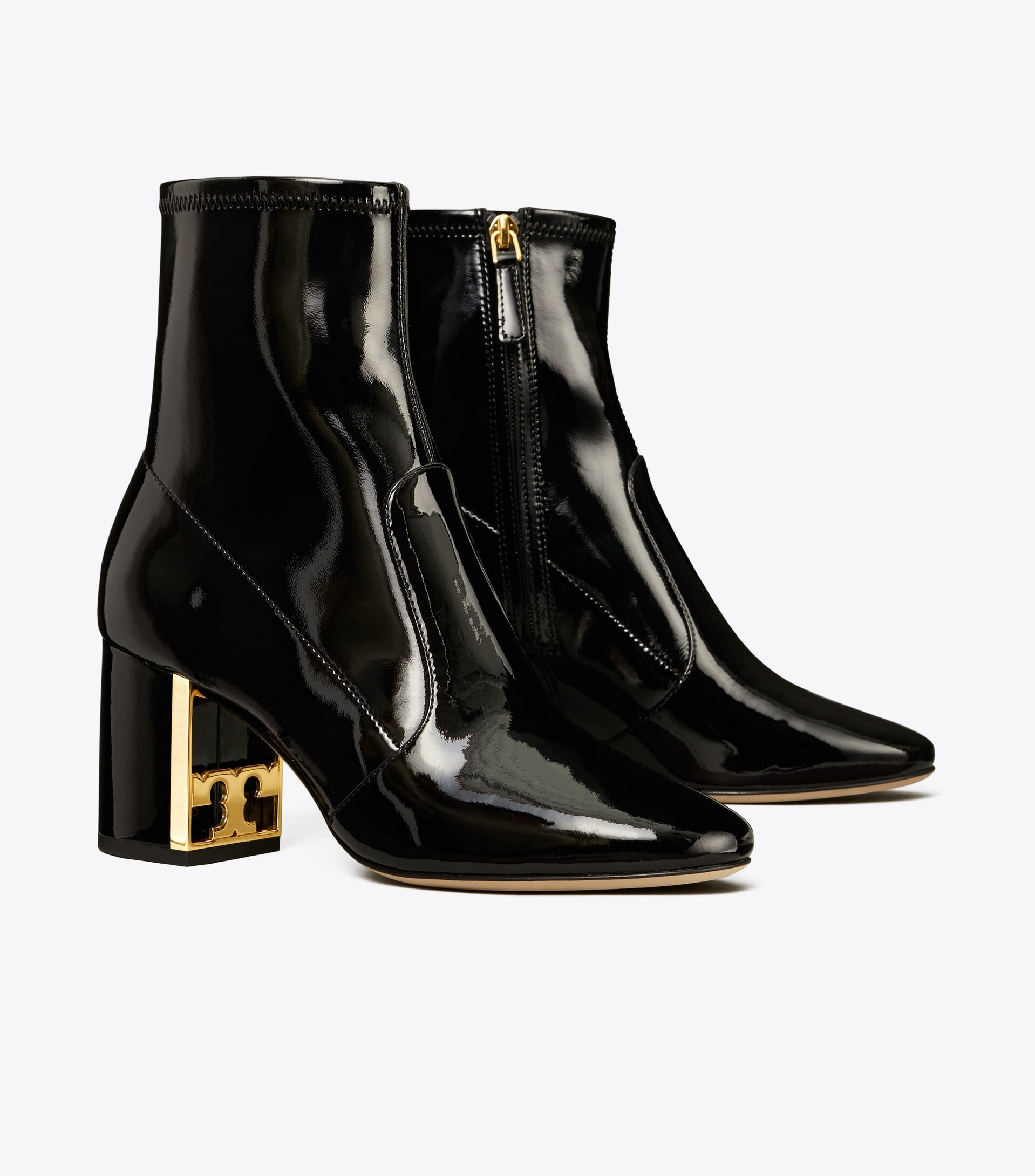 Gigi Stretch Patent Leather Bootie | Tory Burch (US)