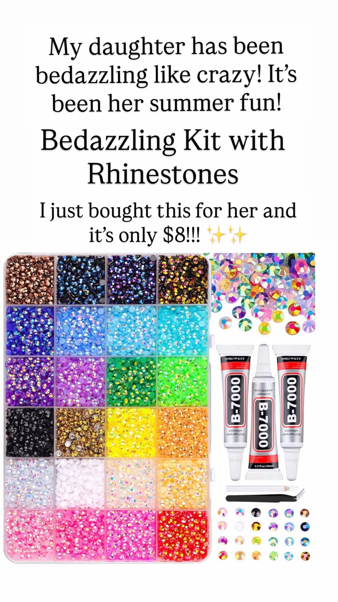 Bedazzling Kit with Rhinestones

#LTKKids