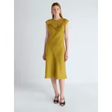 Scoop Women's and Women's Plus Mix Media Midi Dress, Sizes XS-4X | Walmart (US)