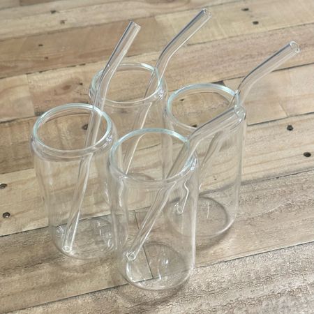 Aesthetic drinking glasses 
Cute glassware 
Pinterest home decor 
Kitchen essentials 
Cute aesthetic iced coffee glasses
Aesthetic drinks are 
Can glasses 
Glass straws 
Amazon find 

#LTKhome #LTKsalealert #LTKfindsunder50