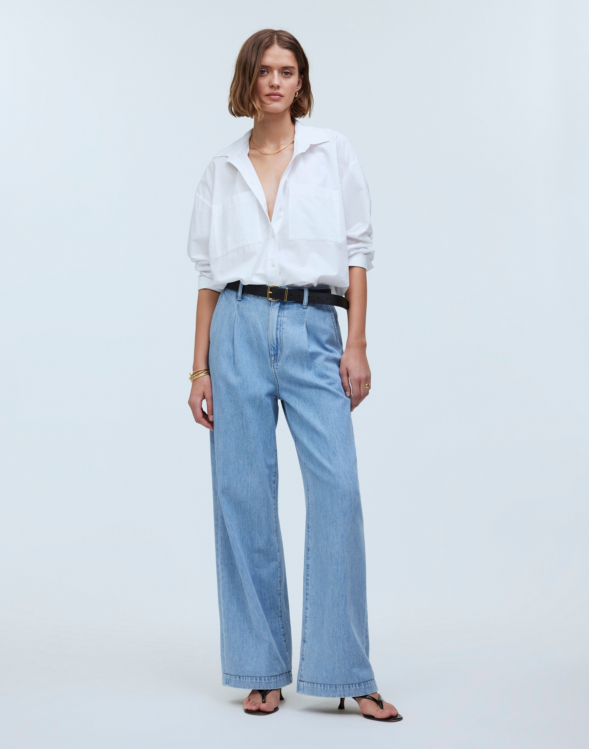 The Harlow Wide-Leg Jean in Benicia Wash: Airy Denim Edition | Madewell