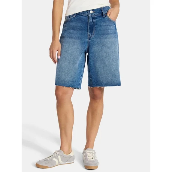 Madden NYC Women's Mid Rise Jorts, Sizes XXS-XXL | Walmart (US)