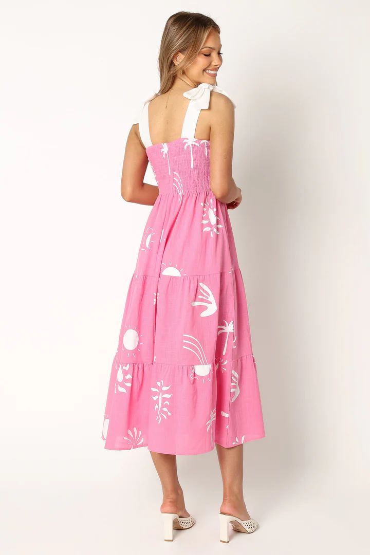 Sarelle Midi Dress - Hot Pink | Petal & Pup (US)