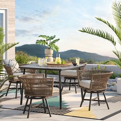 Hardoy Patio Dining Set with Swivel Chairs - Project 62™ | Target