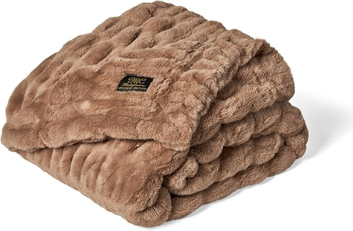 Minky Couture Hugs Blanket - Extra Plush Blanket for Premium Gifting - Stretchy Bubbled Cozy Thro... | Amazon (US)