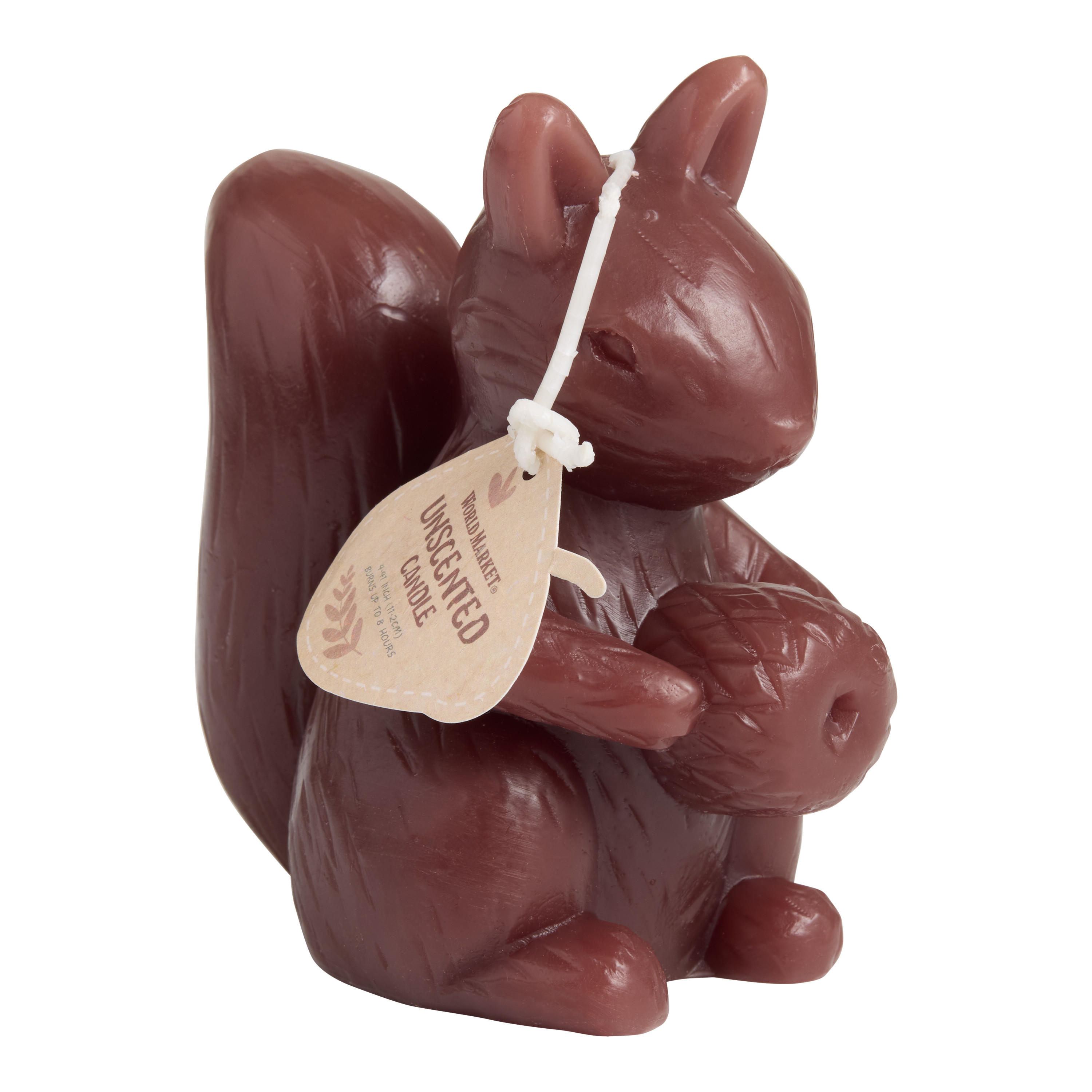 Squirrel All Wax Unscented Candle | World Market