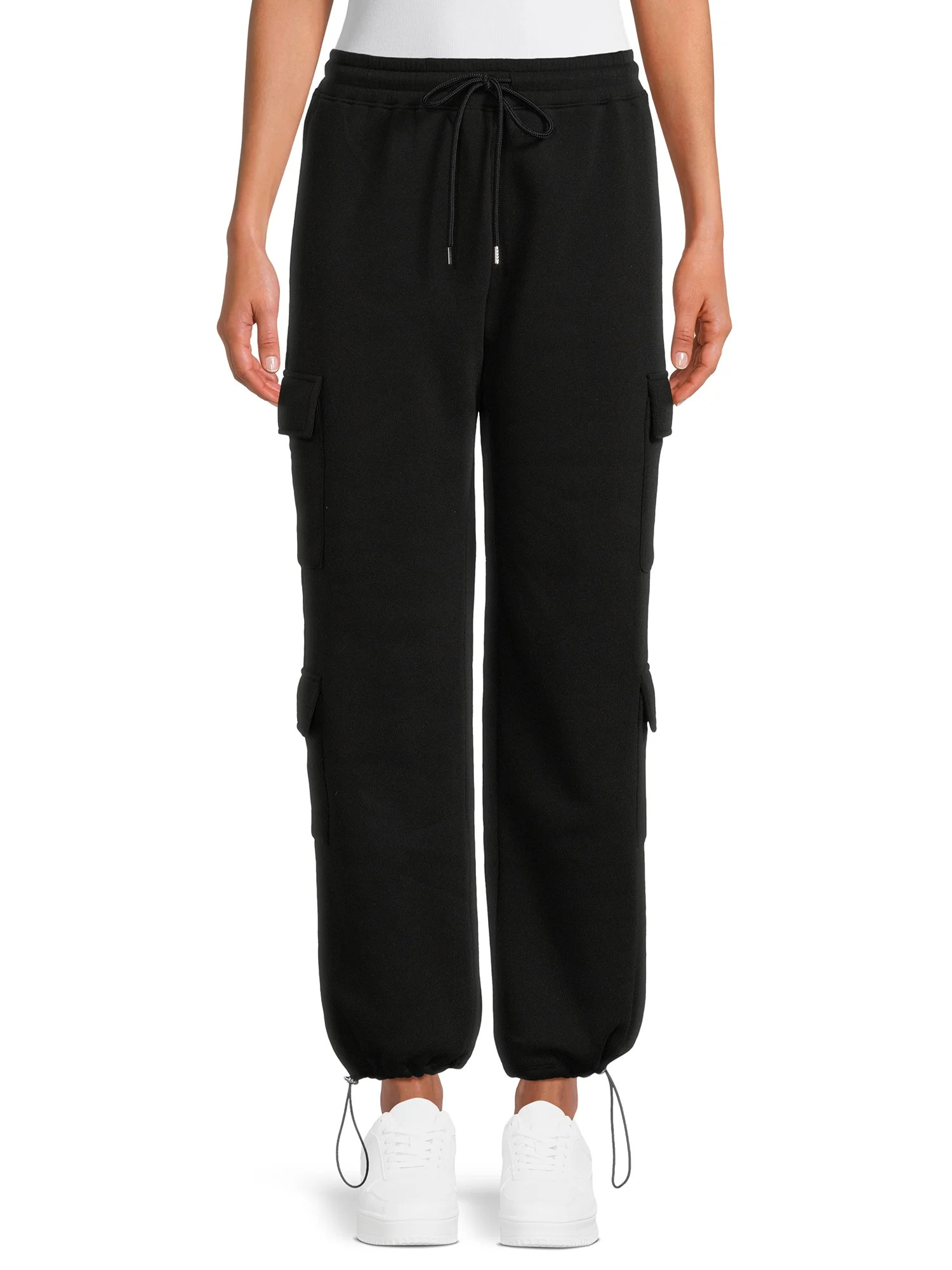 No Boundaries Juniors Knit Cargo Joggers, Sizes XS-3XL | Walmart (US)