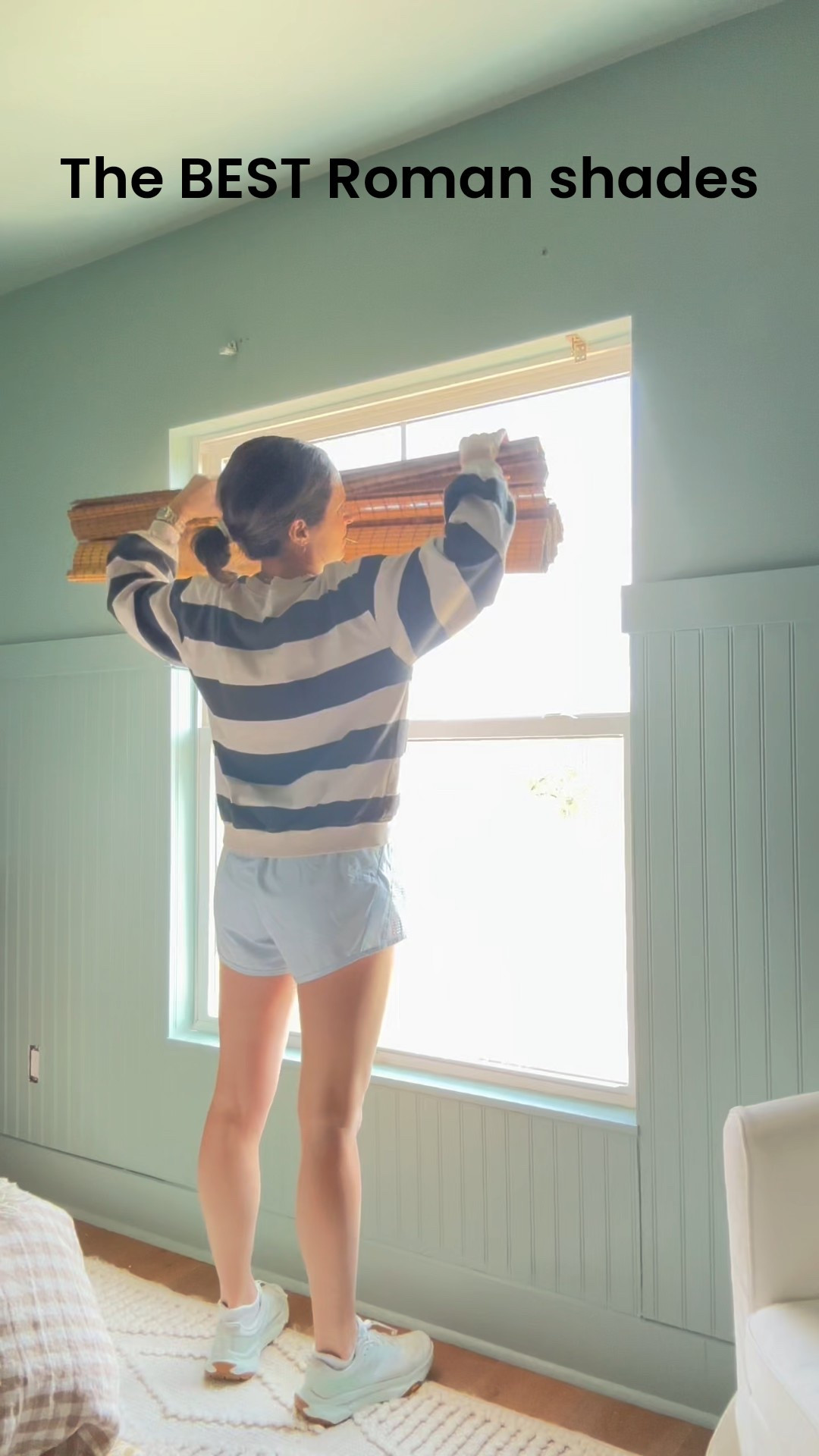 My favorite woven shade! Customizable, so many options, so easy to install and amazing prices - what’s not to love?! 
I love Martinique jute for a lighter color and this is the tibet oak