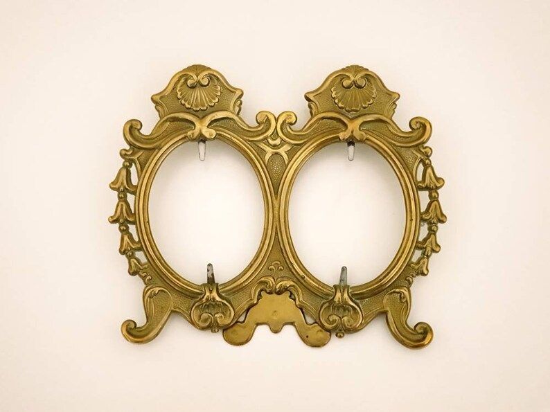 Double Brass Picture Frame Art Nouveau Style - Etsy | Etsy (US)
