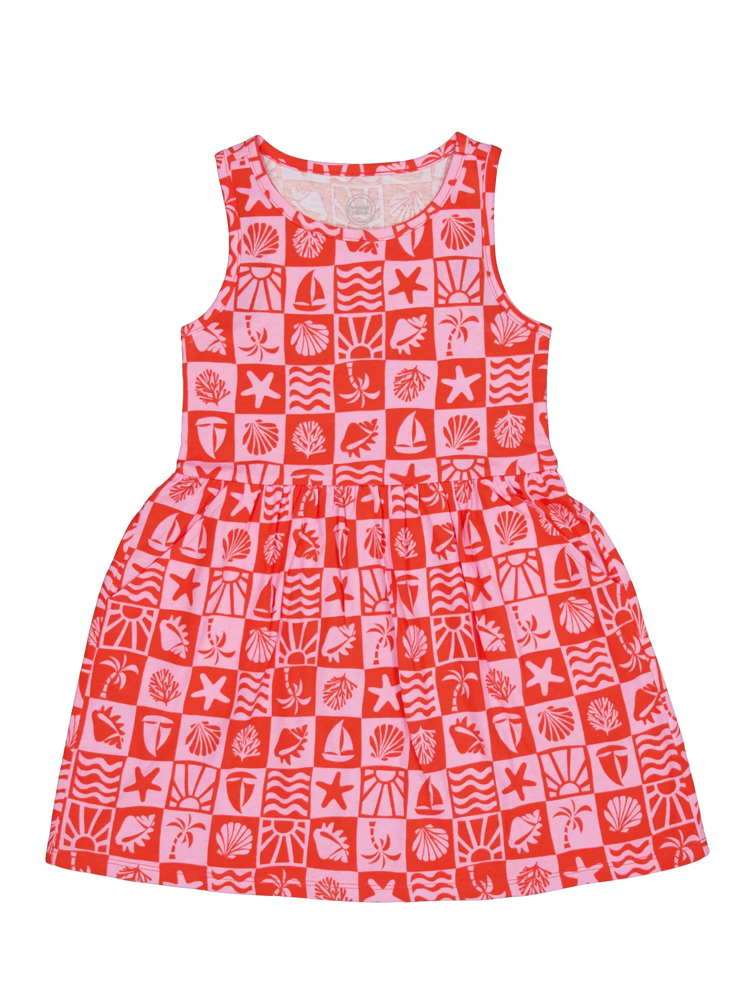 Wonder Nation Tank Play Dress, Sizes 4-18 & Plus | Walmart (US)