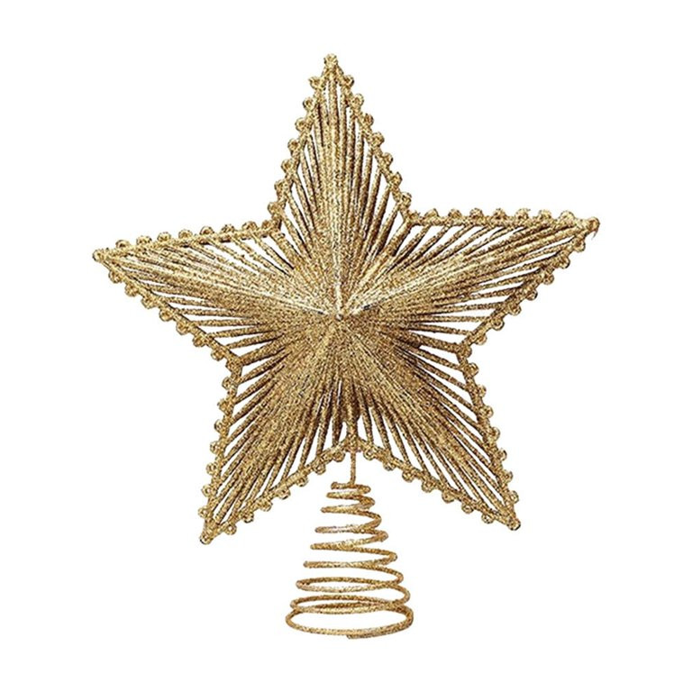 hulanddfd Christmas Star Tree Topper,5 Point Star Lighted Star Tree Top Small Xmas Tree Decor for... | Walmart (US)