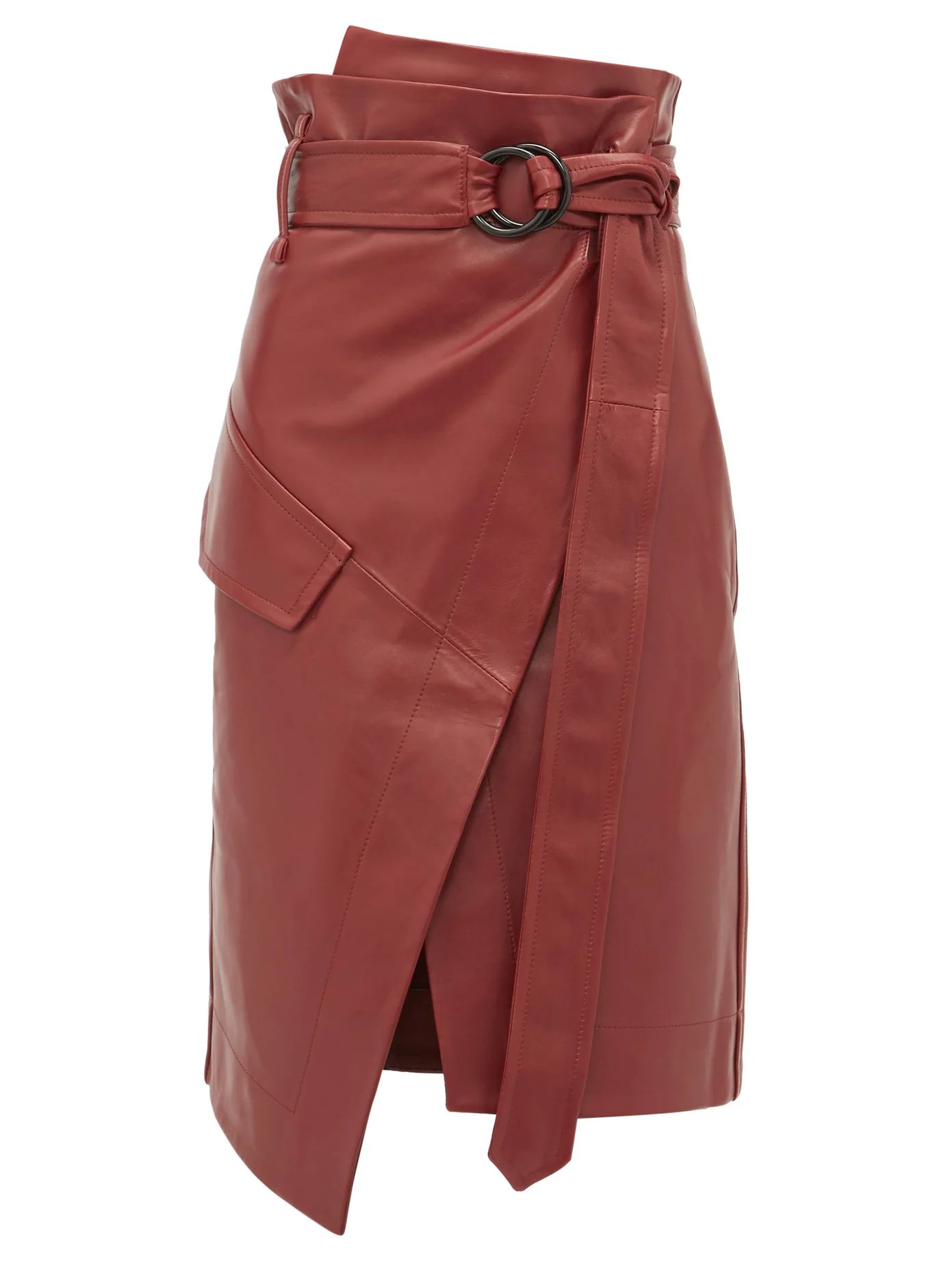 Rita high-rise leather skirt | Matches (US)