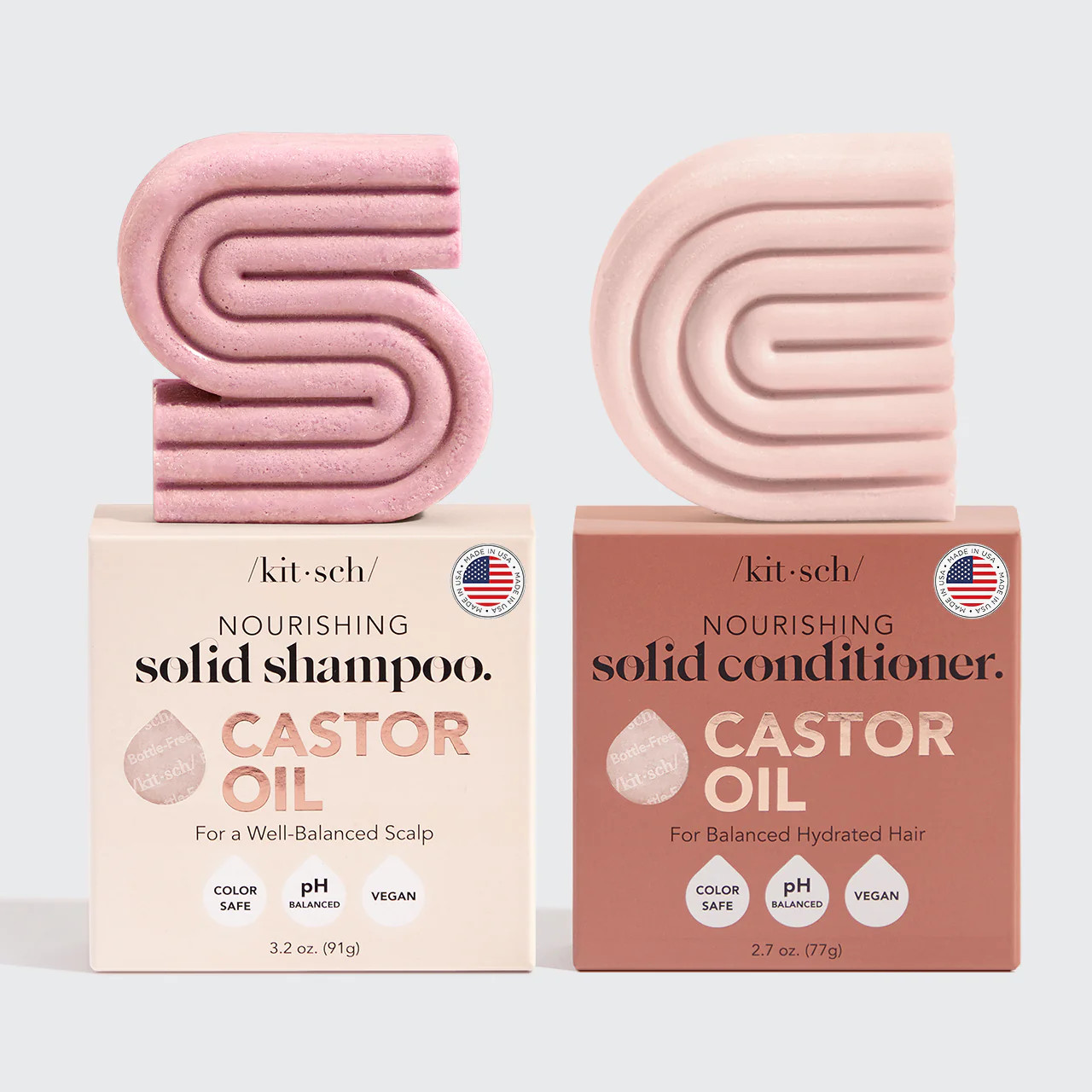 Castor Oil Nourishing Shampoo & Conditioner Combo | Kitsch