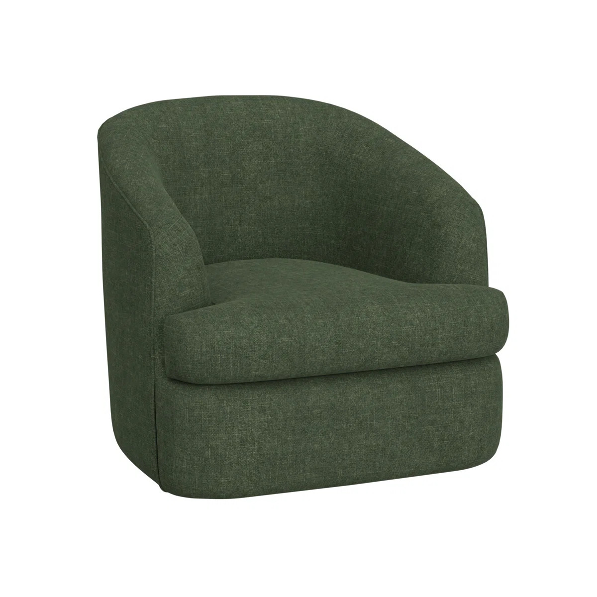 Benjara Lessy Swivel Accent Chair, Soft Plush Foam, Metal | Wayfair | Wayfair North America
