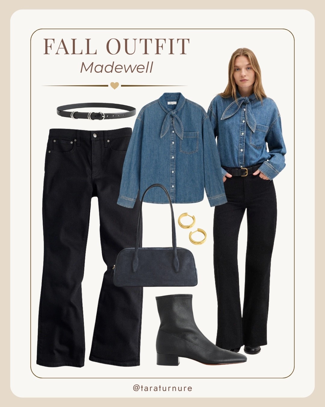 An easy denim + black combo for fall. Classic, polished, and so easy to wear. 🖤

Madewell, Madewell outfit, fall outfit, denim shirt, chambray shirt, black jeans, black denim, fall denim outfit, casual fall outfit, everyday fall style, black ankle boots, fall boots, women’s fall fashion, classic fall outfit, denim and black outfit

#LTKootd #LTKSeasonal #LTKOver40