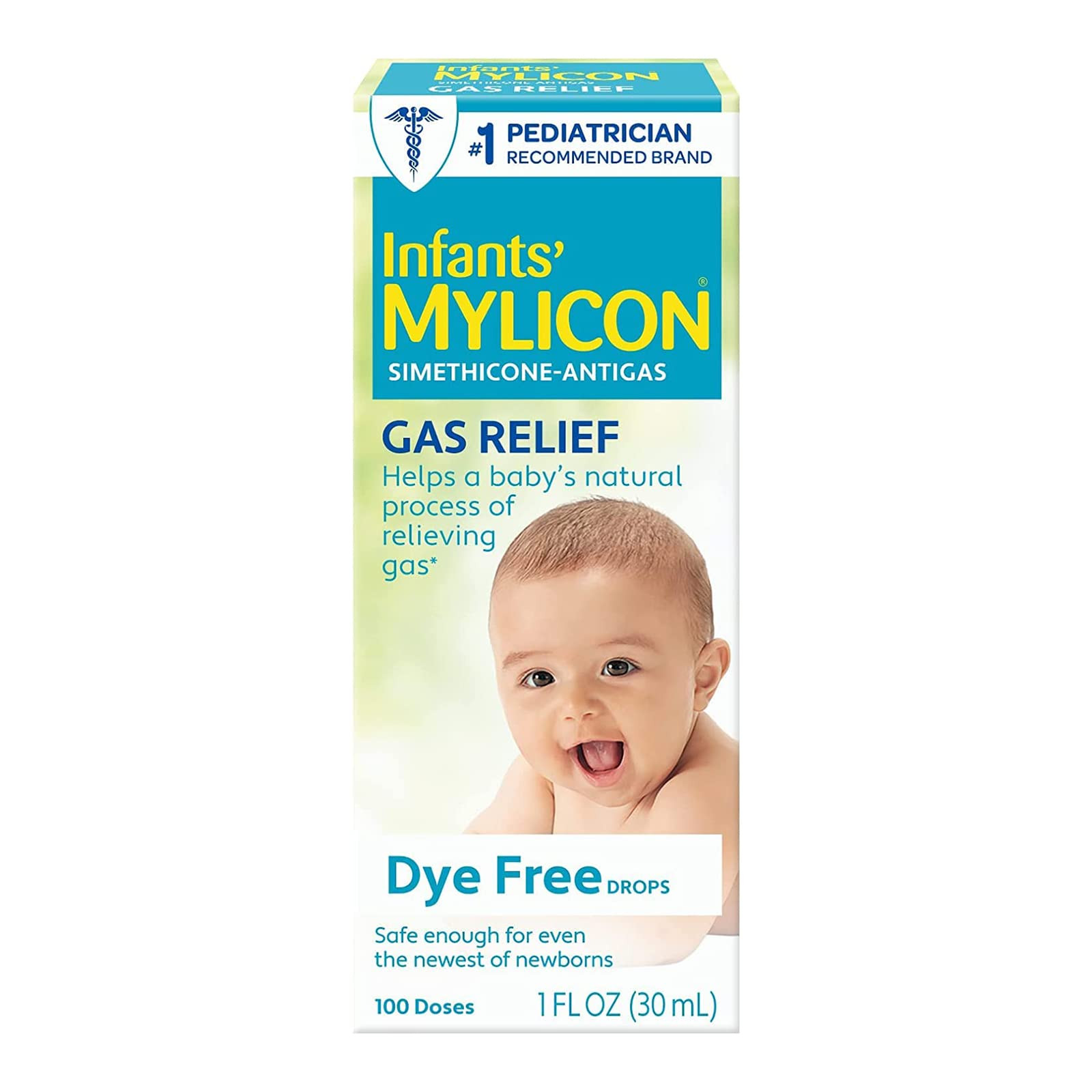 MYLICON Infants Gas Relief Drops for Infants and Babies, Dye Free Formula, 1 Fluid Ounce | Amazon (US)