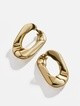 Michel Small Curb Chain Hoop Earrings | BaubleBar (US)