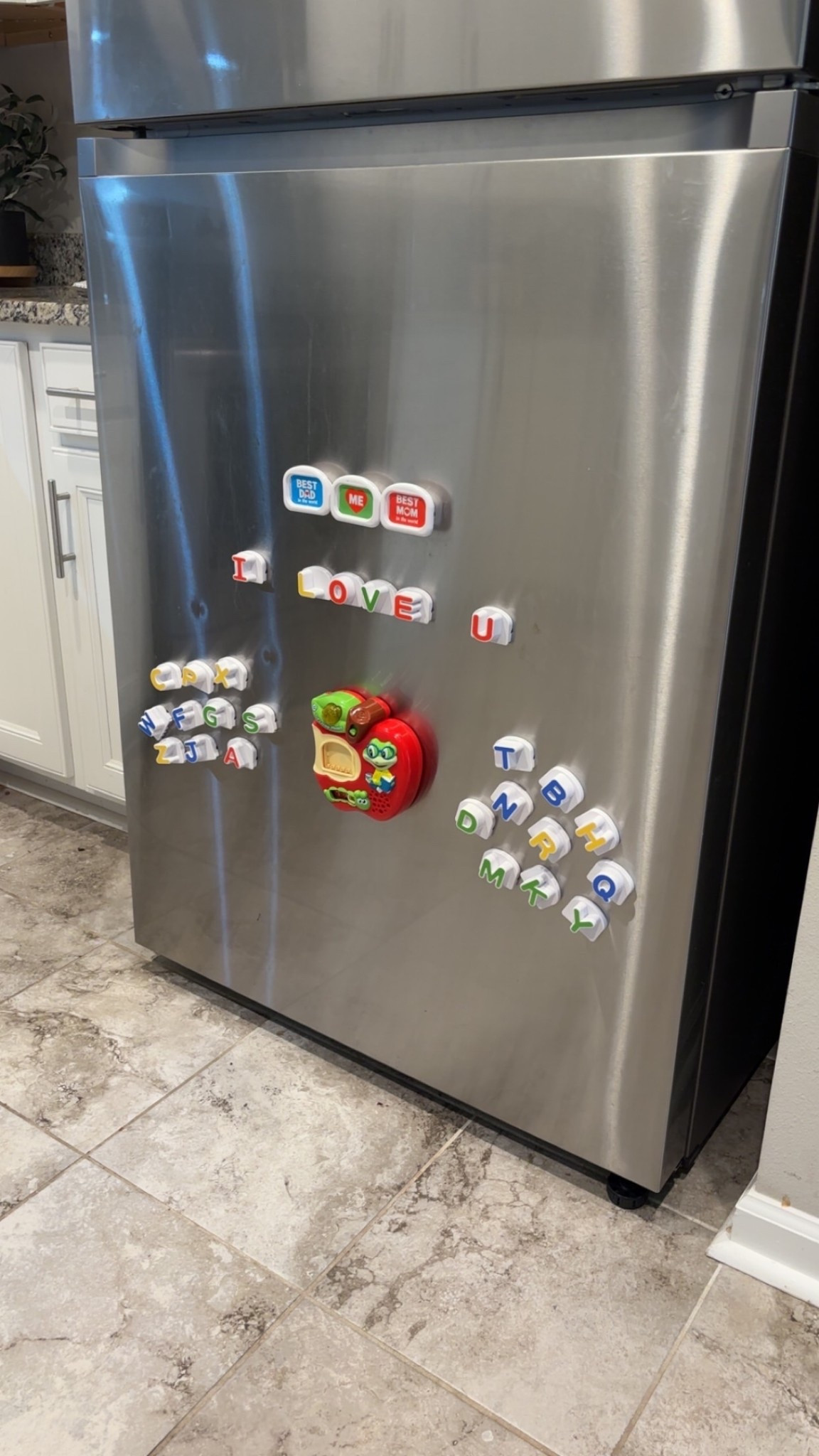 Leapfrog magnetic alphabet for refrigerator 🍎

#LTKHome #LTKKids