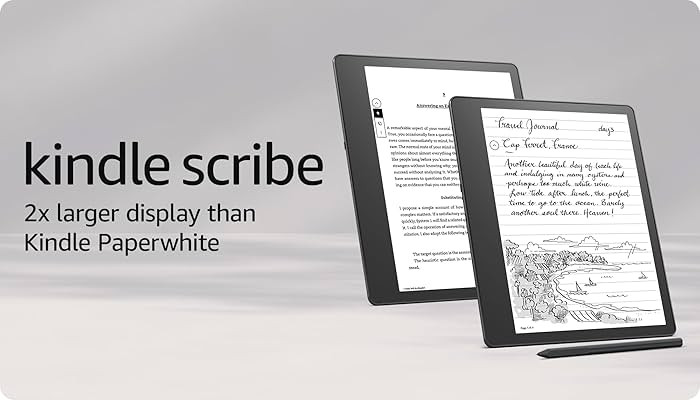 Amazon Kindle Scribe (64 GB) the first Kindle and digital notebook, all in one, with a 10.2” 30... | Amazon (US)