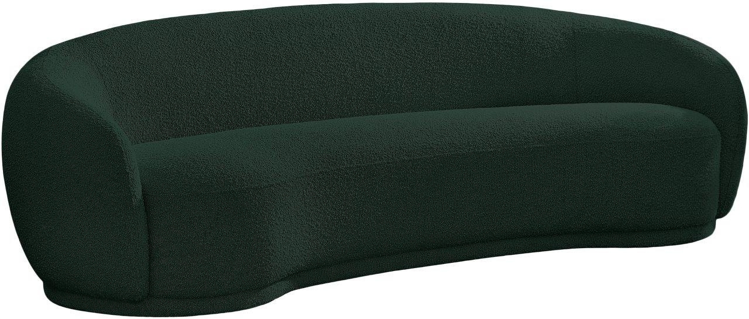 Hyde Boucle Fabric Sofa In Green | 1stopbedrooms