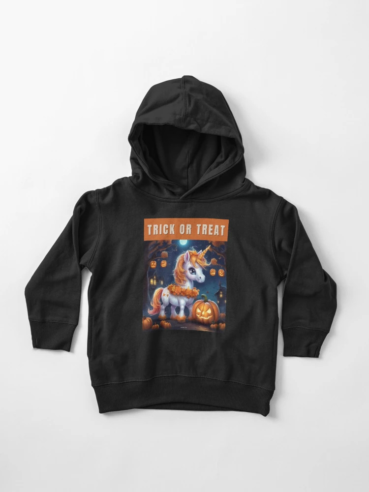 Halloween Unicorn - Trick or Treat Toddler Pullover Hoodie | Redbubble (US)