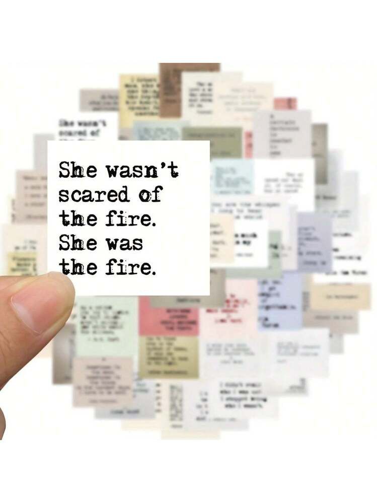 60pcs Retro Celebrity Quotes Graffiti Stickers Can Decorate Luggage Waterproof Stickers | SHEIN