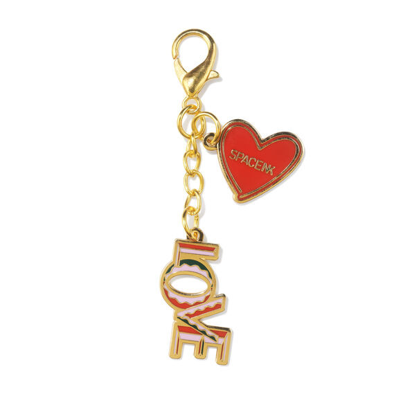 Love and Heart Festive Key Charm | Space NK - UK