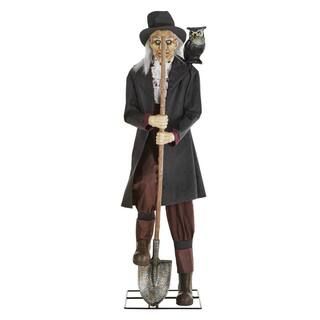 Home Accents Holiday 6.5 ft. Animated Gravedigger 23SV23799 - The Home Depot | The Home Depot